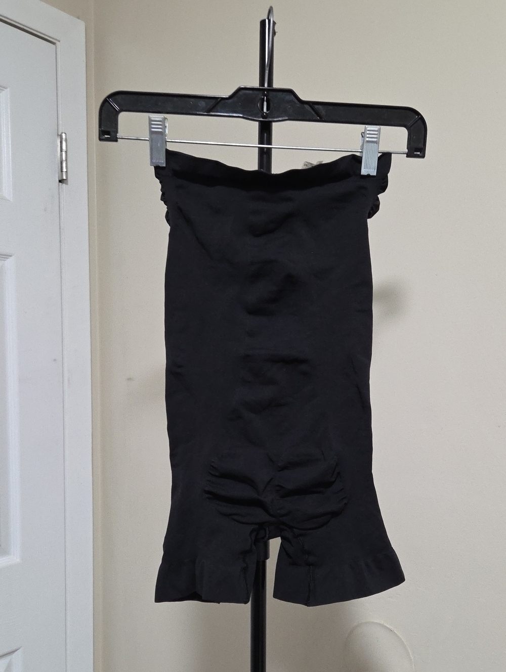 Aritzia Black High-Waist Shaping Bodysuit Shorts - Picture 2 of 6